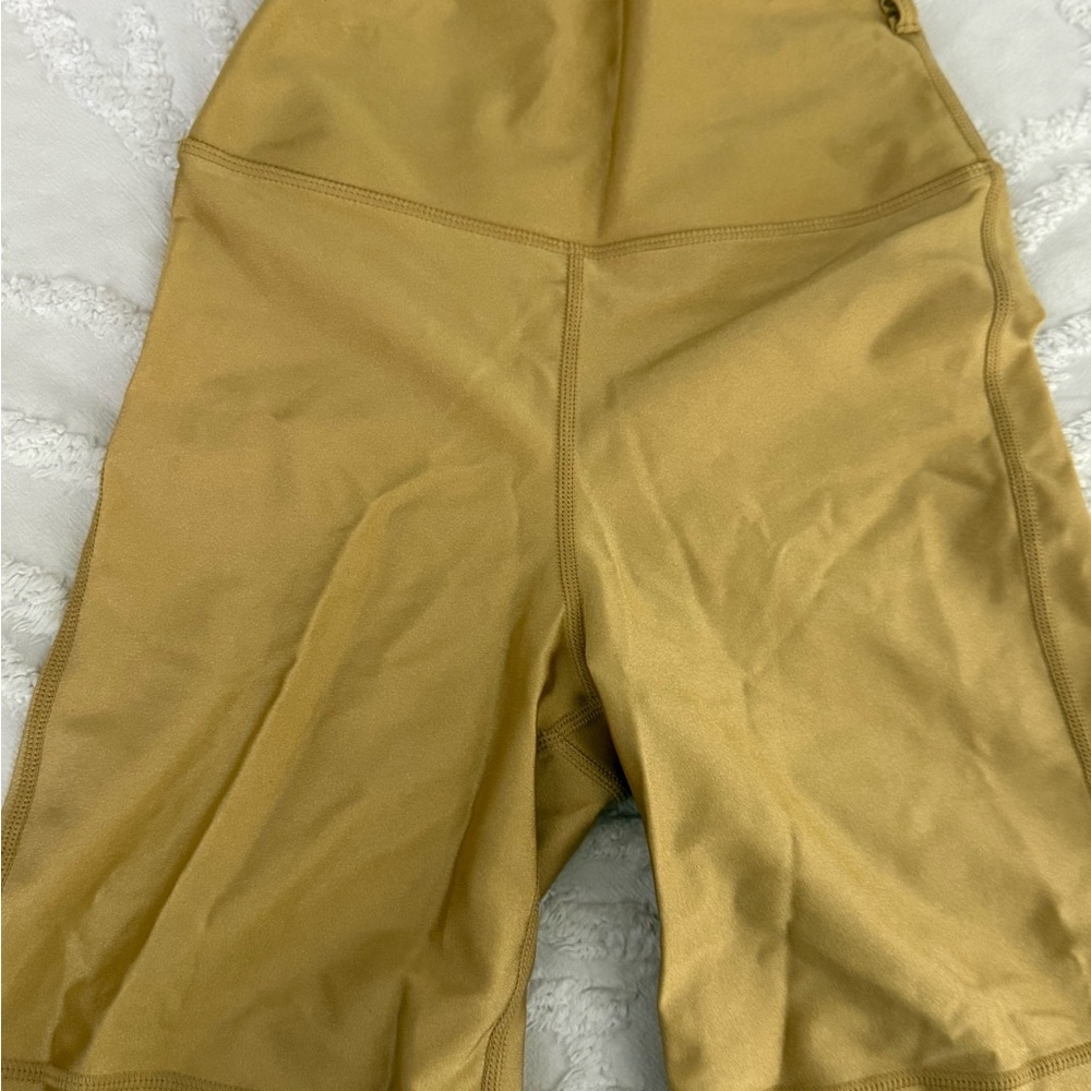 WeWoreWhat Shimmering Gold Fabric